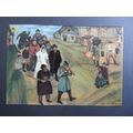 The Russian Marriage by Marc Chagall Art Postcard