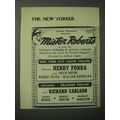 1948 Mister Roberts Play Ad - Leland Hayward pr...