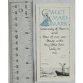 vintage: bookmark - Sweet Maid Marie, Pax Serie...