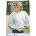 Vintage: Emu 3991 lacy sweater DK
