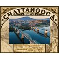 Chattanooga Tennessee Laser Engraved Wood Pictu...