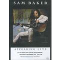 Sam Baker American Folk Musician Large Hand Sig...
