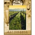 Paso Robles California Laser Engraved Wood Pict...