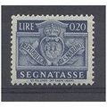 SanMarino.D312 20c Blue.Mounted Mint.nb11