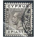 Cyprus 1925 SG119 3/4pi Blackish Black & Black ...