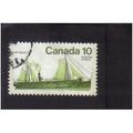 1976 canada athabasca steamer 10c f/u sg854