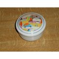 Colourful American Farmyard Design Trinket Pot