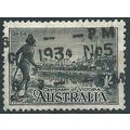Australia 1934 SG149a 1/- Black Centenary of Vi...