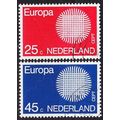 NIEDERLANDE NETHERLANDS [1970] MiNr 0942-43 ( O...