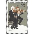 AUSTRALIA, MUSIC, Two Violinists, grey 1977, 20c