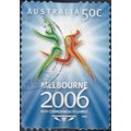 AUSTRALIA, SPORT, Melbourne Commonwealth Games, blue 2006, 50c, #9