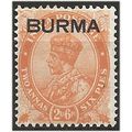 Burma 1937 SG6 2 1/2a Orange Mounted Mint . .. .