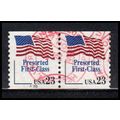 Used 2605 23c U.S. Flag Very Fine CNP Left A333...