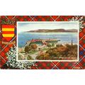Argyllshire DUNOON Castle Gardens Art Colour Po...