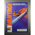 1987 Vantaqe Cigarettes Ad - Performance Counts