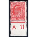 sg272 Harrisons 1d rose-red A11 control m/mint ...