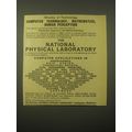 1966 National Physical Laboratory Ad - Ministry of Technology