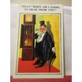 seaside comic humour used vintage postcard humo...