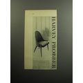 1957 Harvey Probber Chair Advertisement