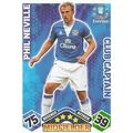 Match Attax Extra 2009/10 Collection: Club Captain, Everton - Neville (Phil)