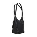 Genuine Leather Women Purses and Handbags Black