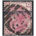 1881 SG158 3d Rose Plate 20 Good Used Check Let...
