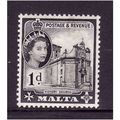 MALTA 1956 1d BLACK SG 268 M MINT