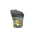 Essential Home 1" Cafe Round Clips Set of 14 gold