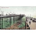 NICE PRINTED POSTCARD OF PALACE PIER BRIGHTON S...
