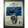 1997 Breitling Crosswind Chronograph Watch Ad