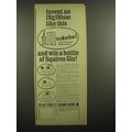 1968 Squires Gin Ad - Invent an INgINism like this