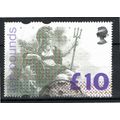 Sg1658 £10 Britannia fine used (G7)