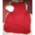 Hand Knit One Of A Kind Pullover Pet Sweater in...