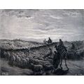 ABRAM JOURNEYING INTO THE LAND OF CANAAN 1885 G...