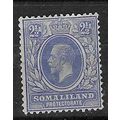 SOMALILAND 1921 GV WMK MULTI SCRIPT CA 2½A MINT...