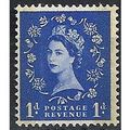 1957 SG562 1d Ultramarine Wilding with Graphite...