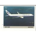 Aviation BOEING 767-300 Official Postcard