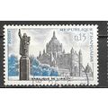 FRANCE N° 1268 YVERT OBLITERE ( USED )