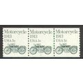 1899 5c Motorcycle Fine MNH Dry Gum PNC 2/3 V0446