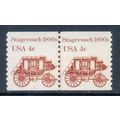 1898A 4c Stagecoach Fine MNH Dry Gum CNP Left 3...