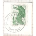 France 1987 - Dordogne postmarked 1.90f Liberté...