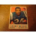 1959 Topps, LENNY MOORE, #100, Baltimore Colts