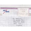 Australia 1994 Waggawagga to Braintree UK Airma...