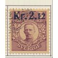 Sweden Stamp Scott #Q2, Used