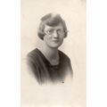 RPPC Young Lady in Glasses