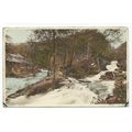 devon postcard watersmeet lynmouth unused corne...