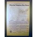 1914 AT&T Ad - What the Telephone Map Shows!
