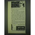 1931 Acco Folders Ad - A Drag on Your Time