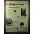 1964 Xerox Microfilm 1824 Printer Ad - Make Prints