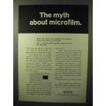 1964 Xerox Microfilm 1824 Printer Ad - The Myth